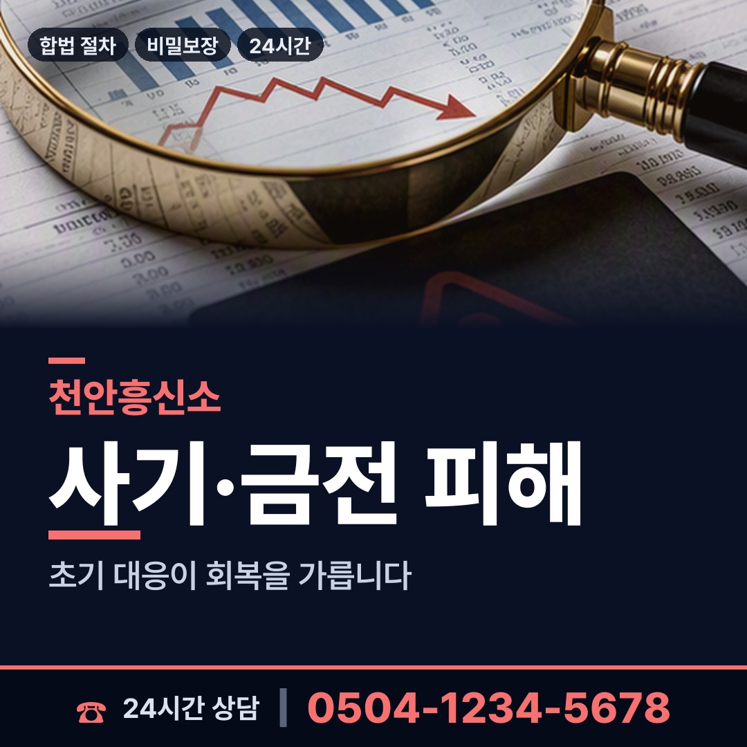 천안 광덕면 기업탐정 상담 안내